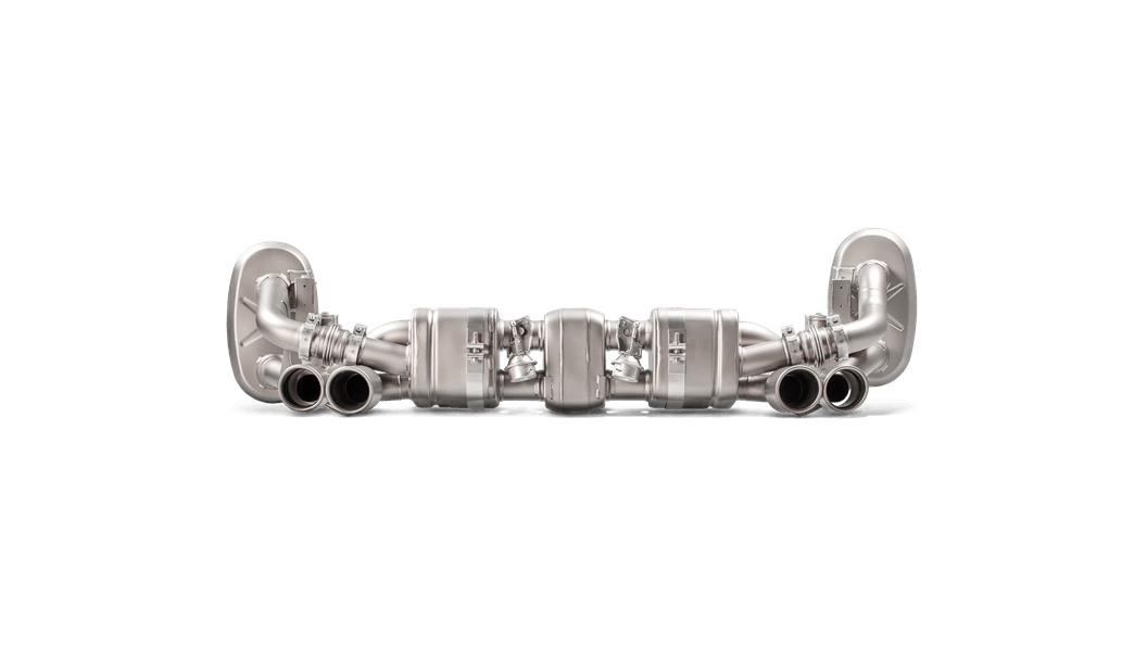 AkrapovicPorsche 991 911 Carrera Slip-On Line Titanium Exhaust System (Inc. Carrera, Carrera S, Carrera GTS & Carrera Cabriolet 4S) - Supercar Parts UK