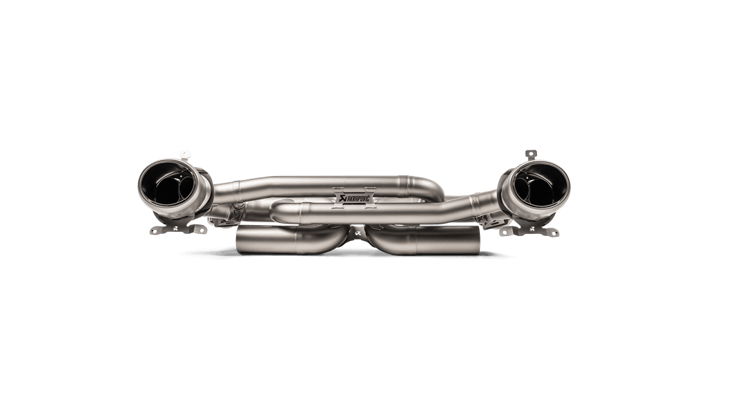 AkrapovicPorsche 992 911 Carrera Slip-On Race Line Titanium Exhaust System (Carrera, Carrera S, Carrera 4S & Carrera Cabriolet) - Supercar Parts UK