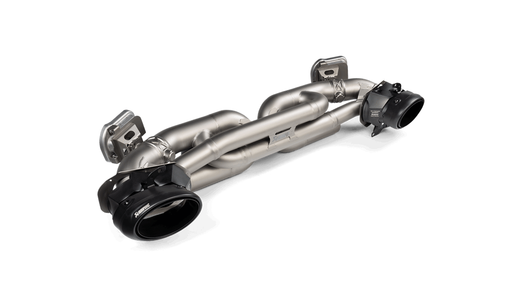 AkrapovicPorsche 992 911 Titanium Slip-On Race Line Exhaust System (Turbo & Turbo S) - Supercar Parts UK