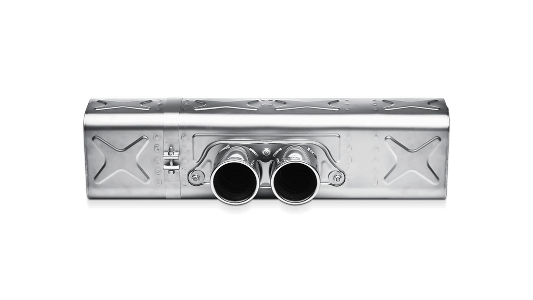 AkrapovicPorsche 997 997 FL 991 911 Slip-On Line Titanium Exhaust Muffler (911 GT3 & 911 GT3 RS) - Supercar Parts UK