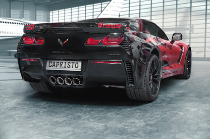 Capristo 02CH09003001 Chevrolet Corvette (C7) Stingray/Z06 Valved Exhaust with Post Cat Spare Pipes (CES3) 