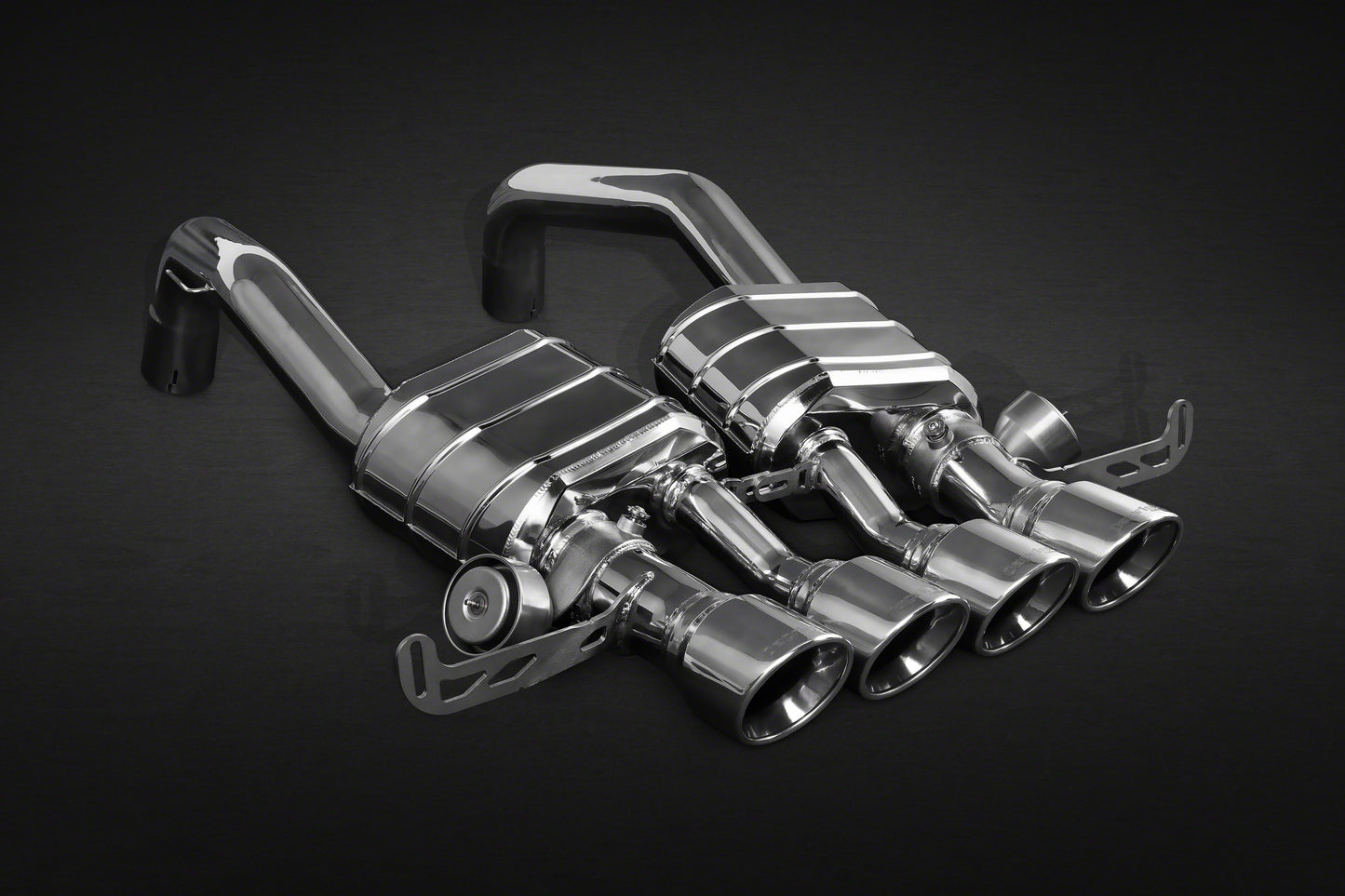 Capristo 02CH09003005 Chevrolet Corvette (C7) Stingray/Z06 Valved Exhaust with OEM Post Cat Pipe Adapter (CES3) 