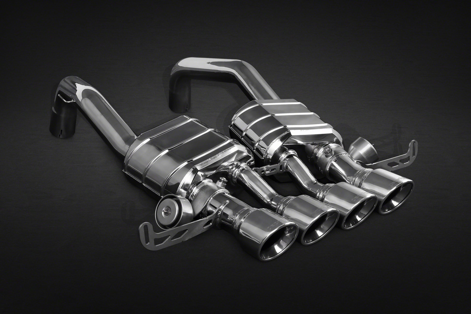 Capristo 02CH09003005 Chevrolet Corvette (C7) Stingray/Z06 Valved Exhaust with OEM Post Cat Pipe Adapter (CES3) 