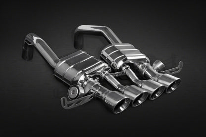 Capristo 02CH09003005 Chevrolet Corvette (C7) Stingray/Z06 Valved Exhaust with OEM Post Cat Pipe Adapter (CES3) 