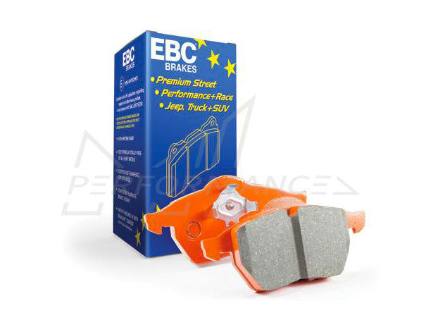 EBC Audi BMW Lamborghini Orangestuff Race Rear Brake Pads - Brembo Caliper (Inc. 4S R8, F87 M2 Competition, LP560-4 Gallardo & LP640 Murcielago) - ML Performance UK