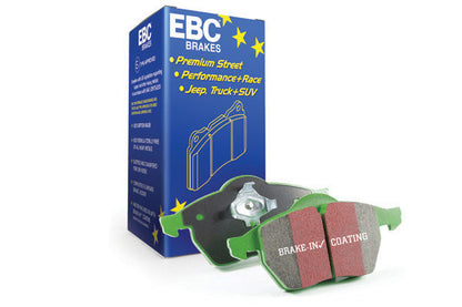 EBC Audi Porsche Greenstuff 2000 Series Sport Rear Brake Pads - TRW Caliper (Inc. C7 A6, C7 A7, D4 A8 & 95B Macan) | ML Performance UK