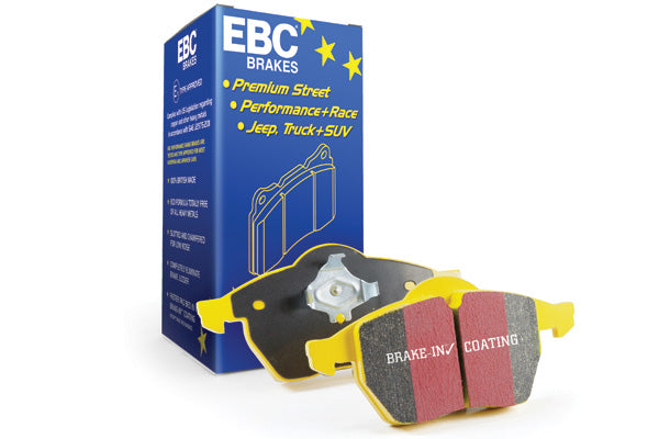 EBC Audi Porsche Volkswagen Yellowstuff Street and Track Rear Brake Pads - Brembo Caliper (Inc. 4L Q7, 9PA Cayenne S, 9PA Cayenne GTS & Touareg) | ML Performance UK