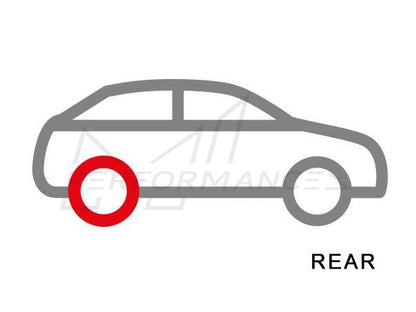 EBC Mercedes-Benz W176 W246 Yellowstuff 4000 Series Rear Sport Brake Pads & Premium OE Replacement Plain Discs Kit - TRW Caliper  (Inc. A200, A180, B200 & B180) | ML Performance UK