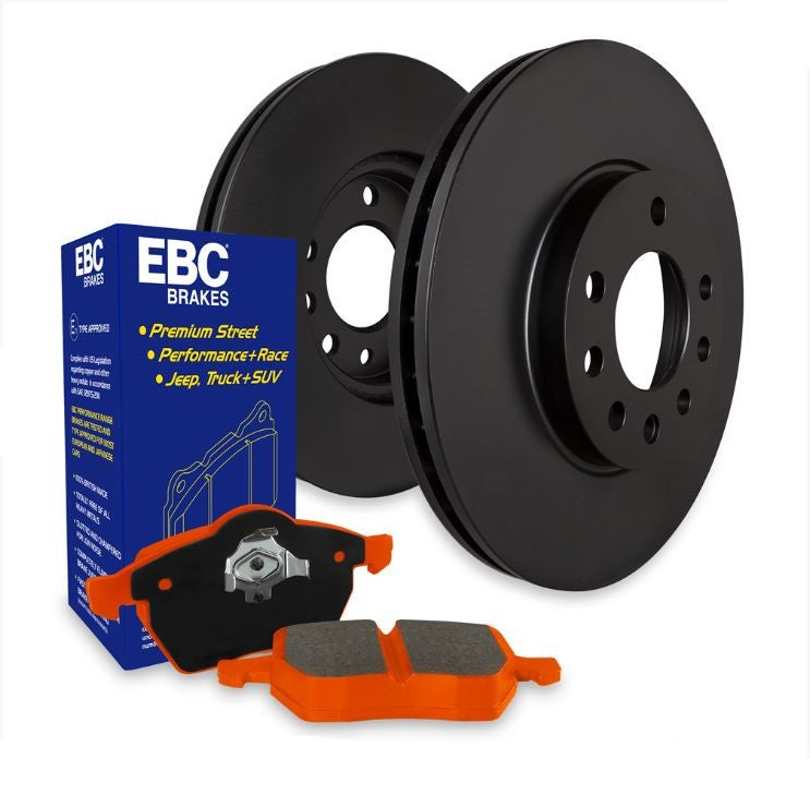 EBC Nissan Orangestuff Race Rear Brake Discs & Pads (Inc. R32 Skyline, R33 Skyline, Z32 300ZX & GZ32 300ZX) - ML Performance UK