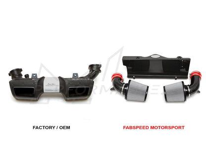 Fabspeed Porsche 997 Turbo Carbon Intake System - Supercar Parts UK