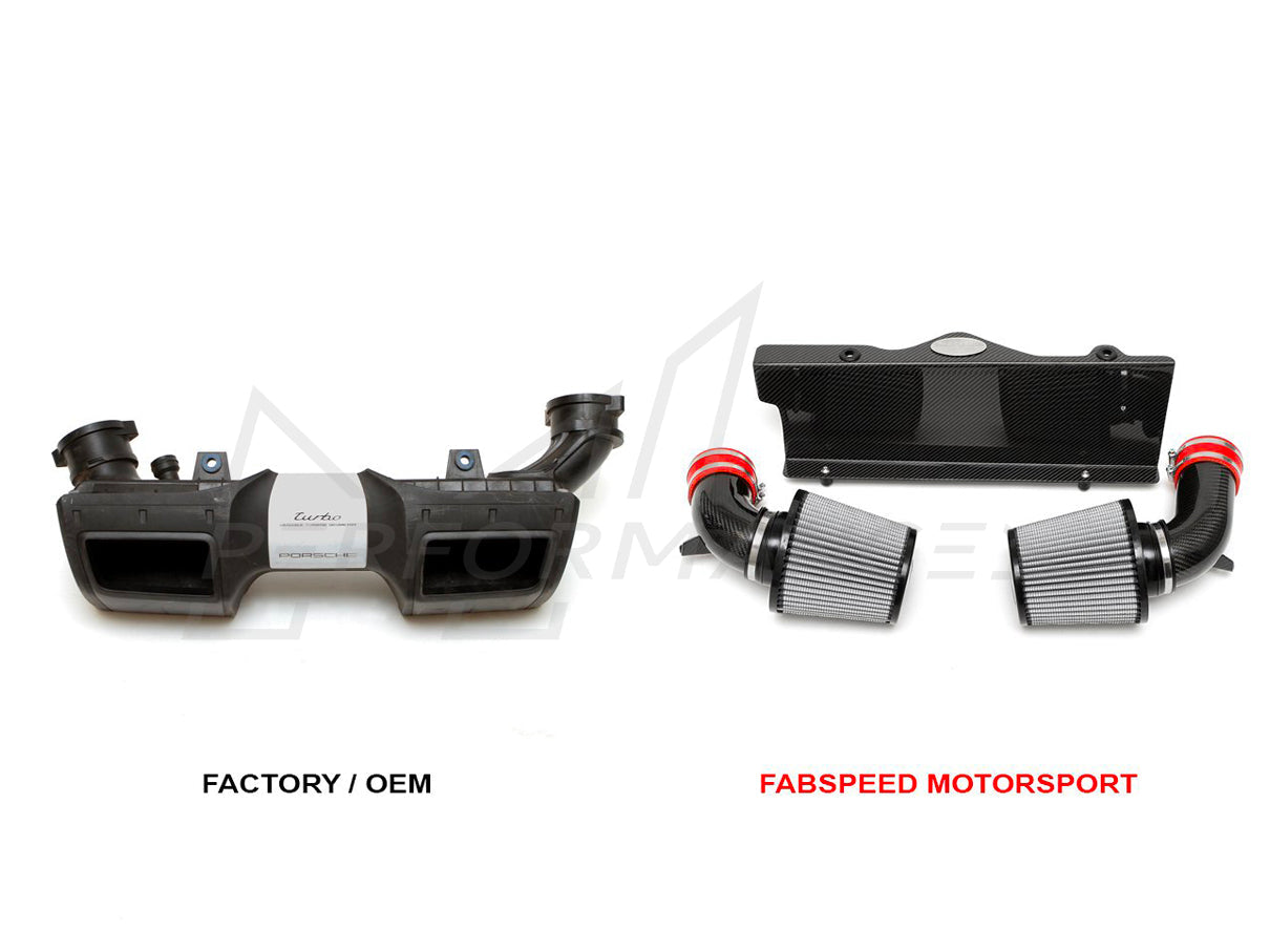 Fabspeed Porsche 997 Turbo Carbon Fiber Competition Air Intake - Supercar Parts UK