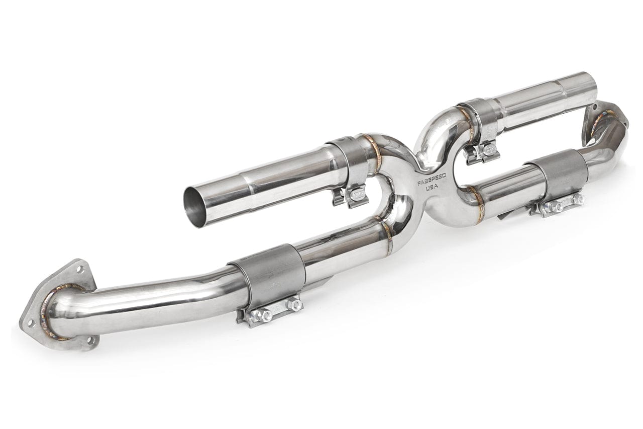 Fabspeed Porsche 991 Carrera Center Muffler Bypass X-Pipe - ML Performance