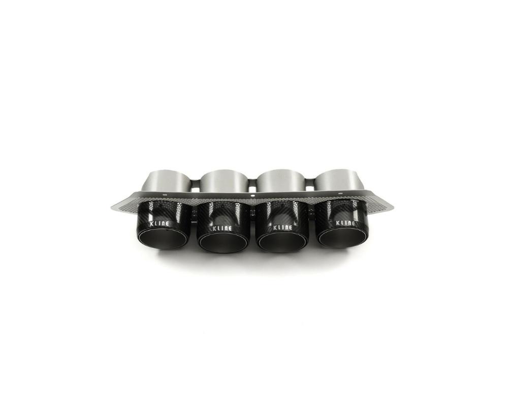Kline Innovation KL-CORVTT-C8Z06-CFT Carbon Fiber Tips Chevrolet Corvette C8 Z06