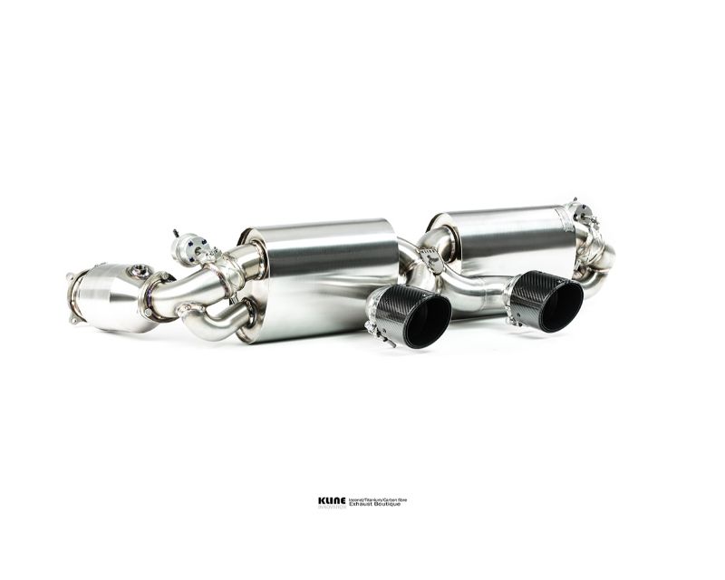 Kline Innovation KL-POR-991.2CR-100-CS-SS 200 Cell Cat Pipe Set Porsche 991.2 Carrera