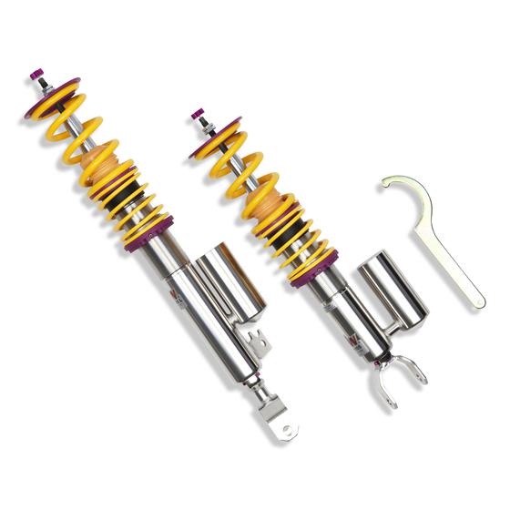 KW Audi 422 423 427 429 Variant 3 Aluminium Coilover kit - Inc. Deactivation For Electronic Damper | Supercar Parts UK 