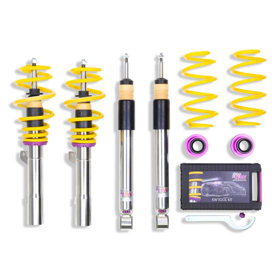 KW Audi 422 423 427 429 Variant 3 Aluminium Coilover kit - Inc. Deactivation For Electronic Damper | Supercar Parts UK 