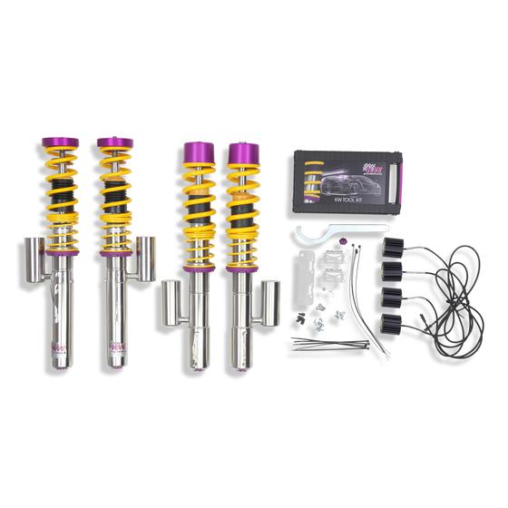 KW Porsche 987 Variant 3 Coilover kit - Inc. Deactivation For Electronic Damper (Cyaman, Cayman S & Cayman R) | Supercar Parts UK 