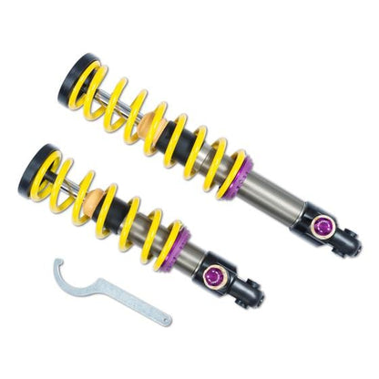 KW Porsche 992 Variant 4 Aluminium Coilover kit - Inc. Deactivation For Electronic Damper (911 Turbo & 911 Turbo S) | Supercar Parts UK 