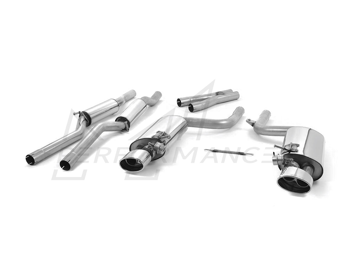 MillTek Audi B7 RS4 Valved & Non-Resonated Cat-Back Exhaust - Supercar Parts UK