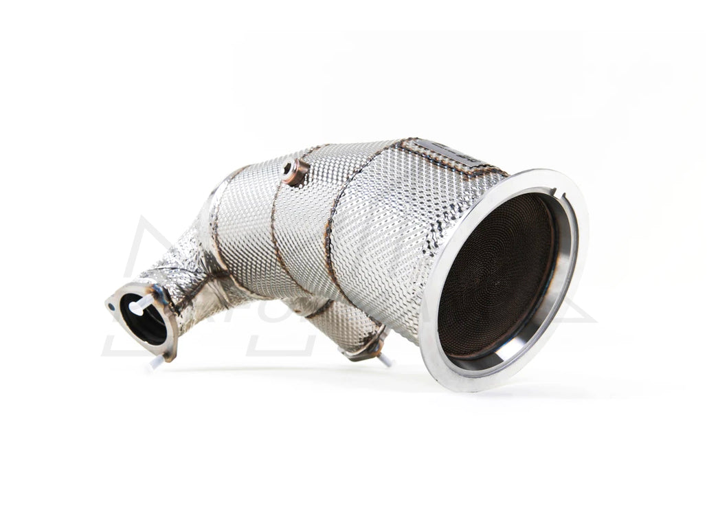 MillTek Audi B9 S4 HJS Tuning ECE Downpipes - Supercar Parts UK