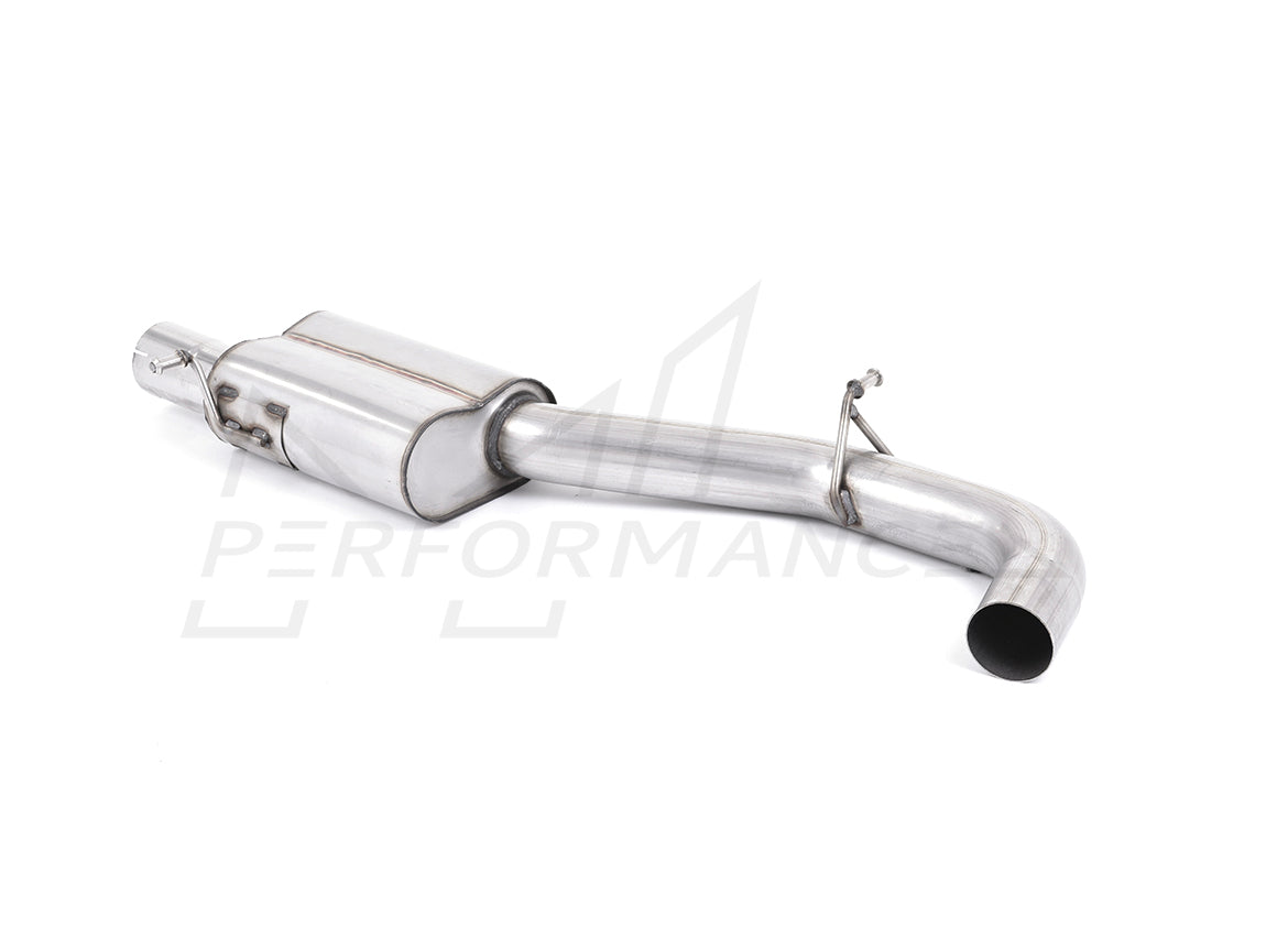 MillTek Audi VW Road+ Centre Silencer (Inc. 8V S3, 8S TTS & MK7, MK7.5 Golf R) - Supercar Parts UK