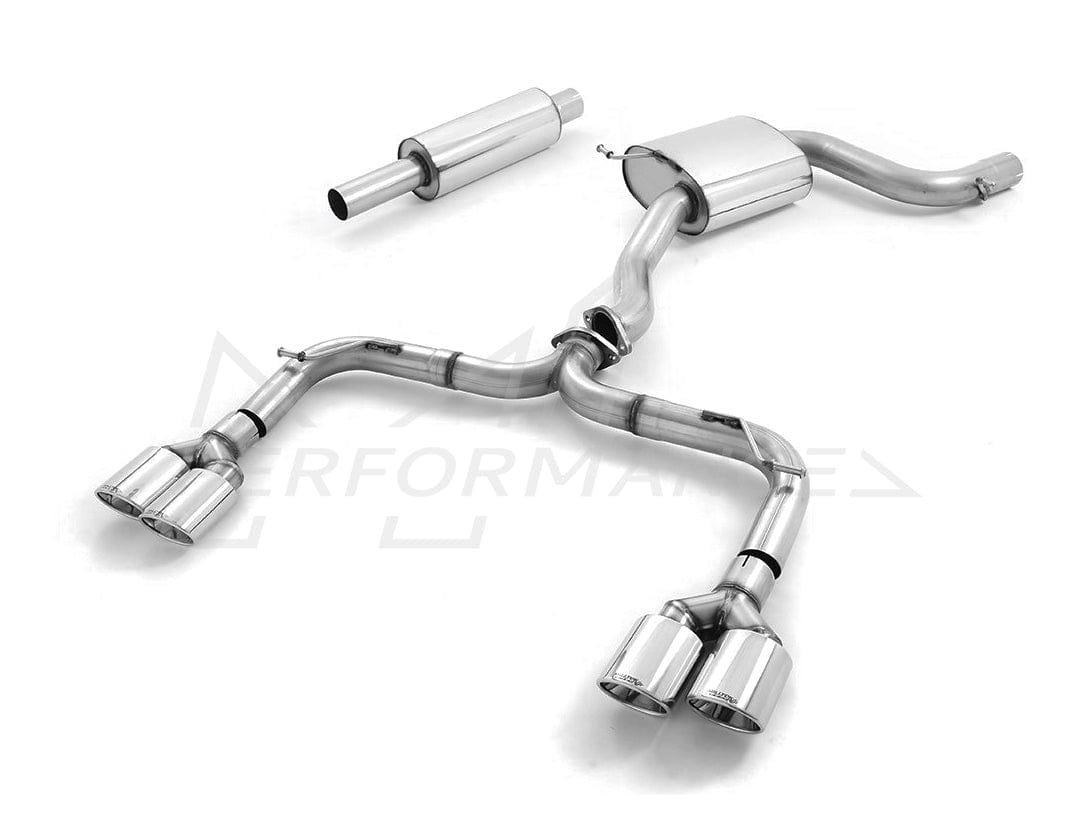 MillTek Volkswagen MK7 Golf GTI Resonated Cat-Back Exhaust - Supercar Parts UK