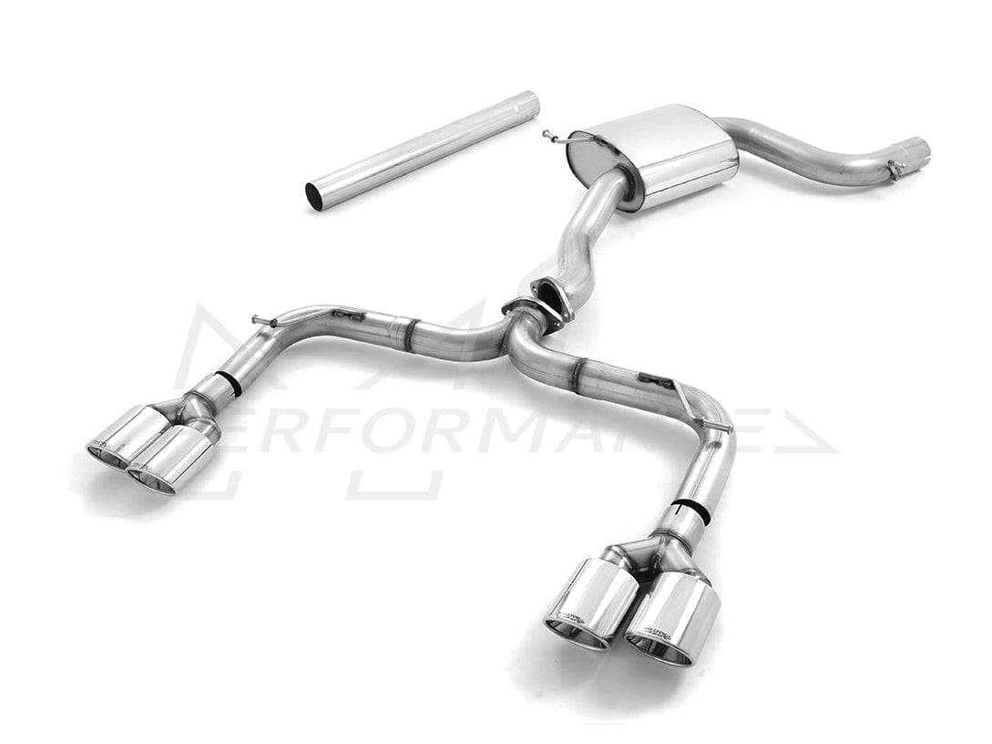 MillTek Volkswagen MK7 Golf GTI Resonated Cat-Back Exhaust - Supercar Parts UK