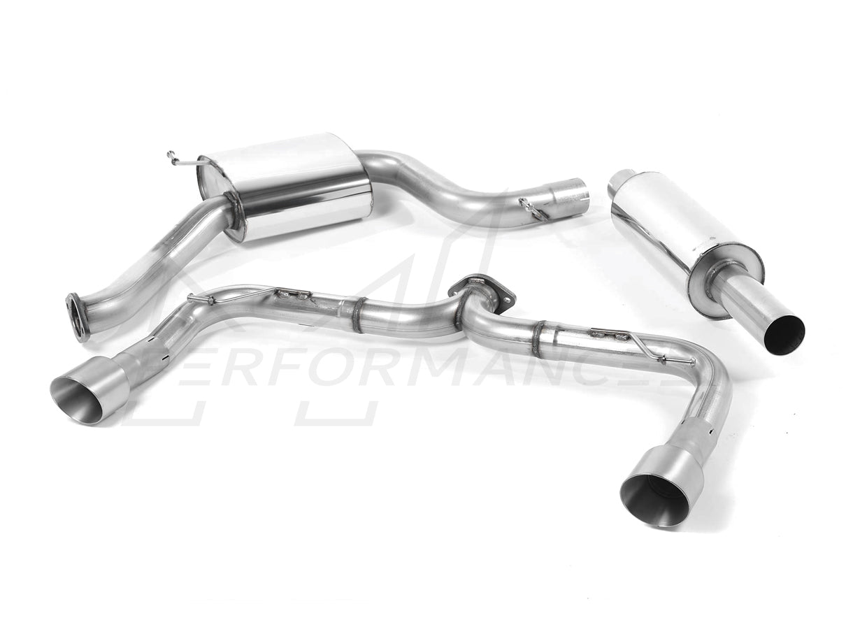 MillTek Volkswagen MK7 Golf GTI Resonated Cat-Back Exhaust - Supercar Parts UK