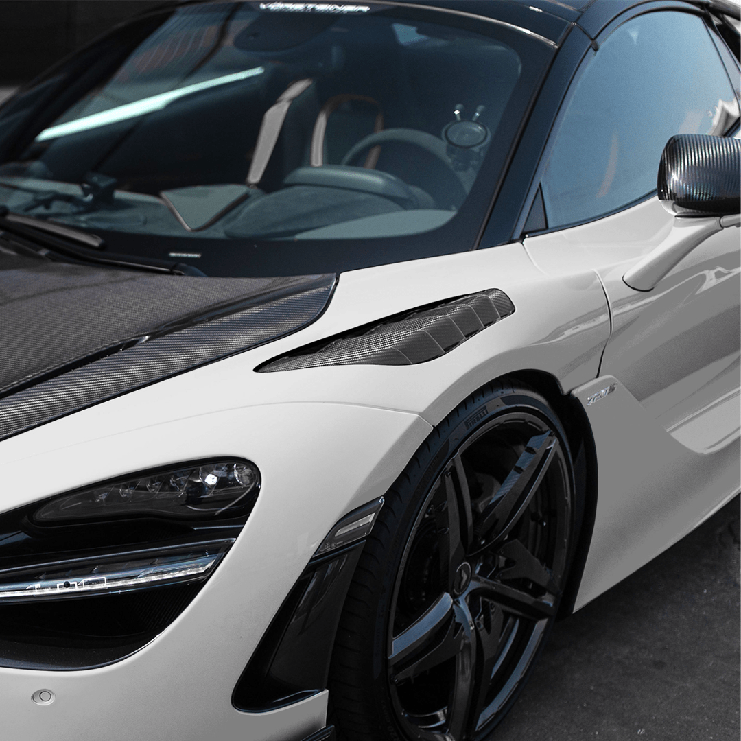 Vorsteiner MVS2091 McLaren 720S Spyder Silverstone Edition Aero Front Fenders w/ Integrated Vents. Supercar Parts UK