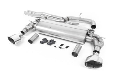 MillTek Audi 8V RS3 Saloon/Sedan Cat-Back Exhaust (MQB 400PS) - Supercar Parts UK
