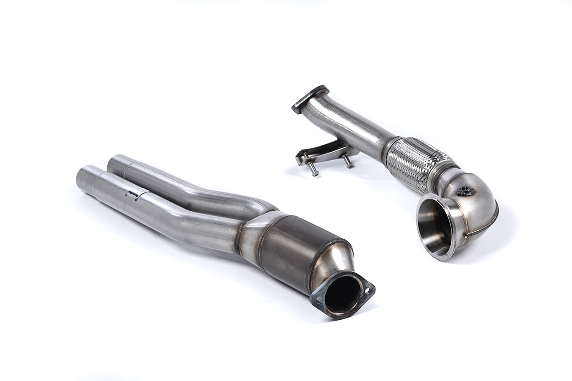 MillTek Audi RS3 SportBack Primary Hi-Flow Sports Cat and Turbo Elbow (8V MQB Pre-FaceLift Only) - Supercar Parts UK