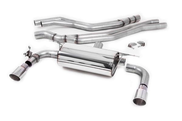 MillTek BMW 2 Series F22 LCI M240i Coupe (Non-OPF Equipped Models) Cat-Back Exhaust System - Supercar Parts UK