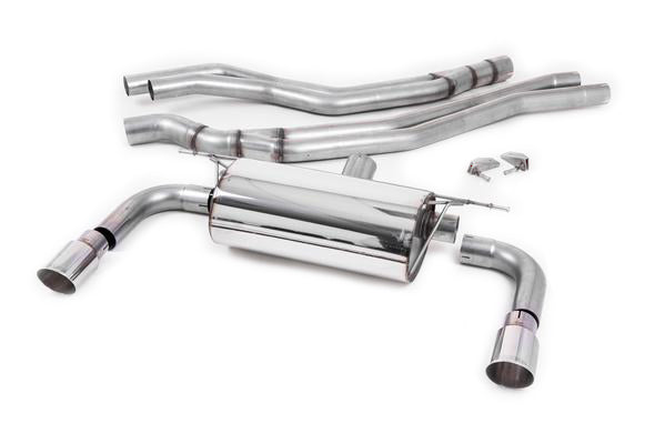 MillTek BMW 2 Series F22 LCI M240i Coupe (Non-OPF Equipped Models) Cat-Back Exhaust System - Supercar Parts UK