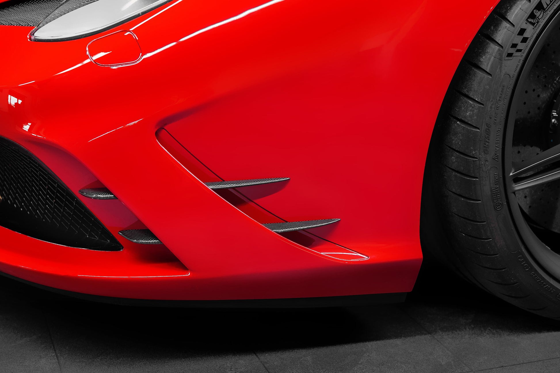 Capristo 03FE00410019LG Ferrari 458 Speciale Carbon Front Fins 