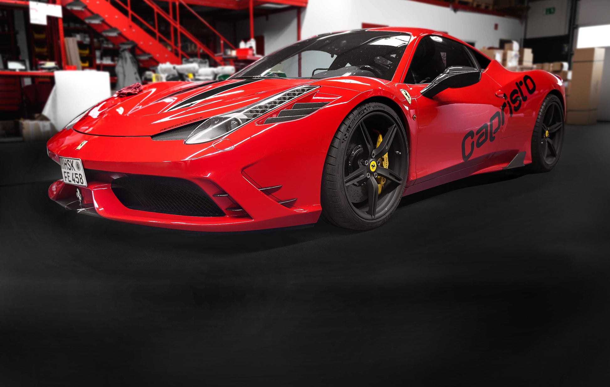 Capristo 03FE00410019LG Ferrari 458 Speciale Carbon Front Fins 