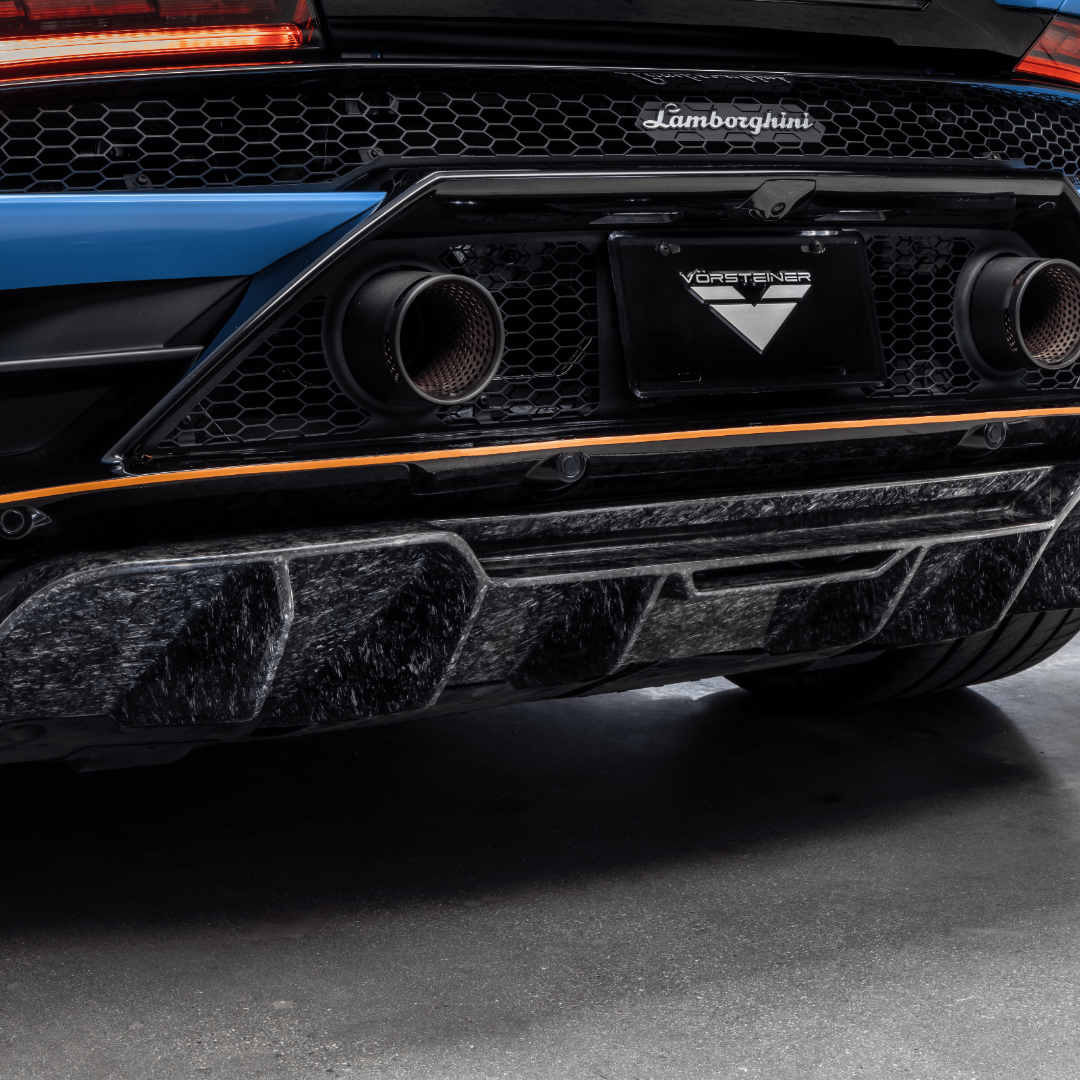 Vorsteiner 3055LOV Lamborghini Huracan EVO Monza Edizione Rear Diffuser (Carbon Matrix) Supercar Parts UK