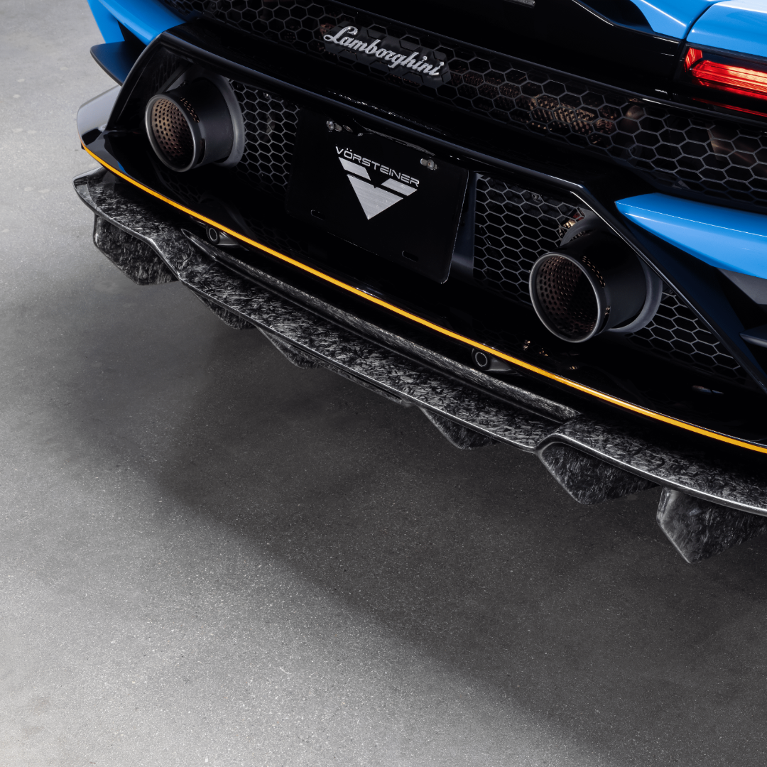 Vorsteiner 3055LOV Lamborghini Huracan EVO Monza Edizione Rear Diffuser (Carbon Matrix) Supercar Parts UK